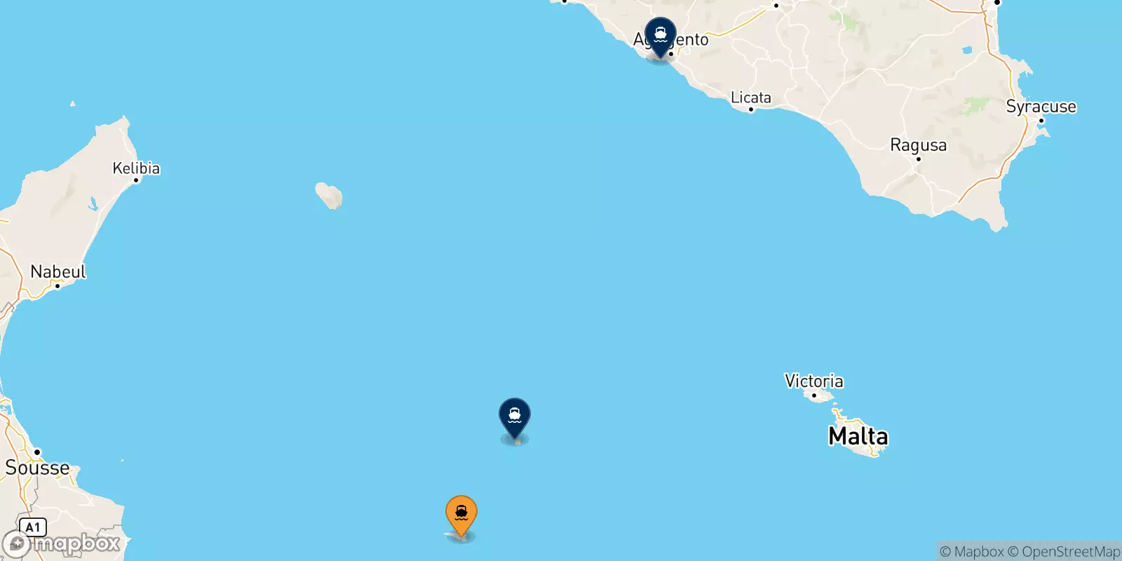 Ferries from Lampedusa