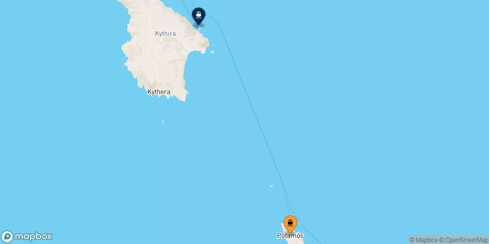 Ferries from Antikythira to the Ionian Islands