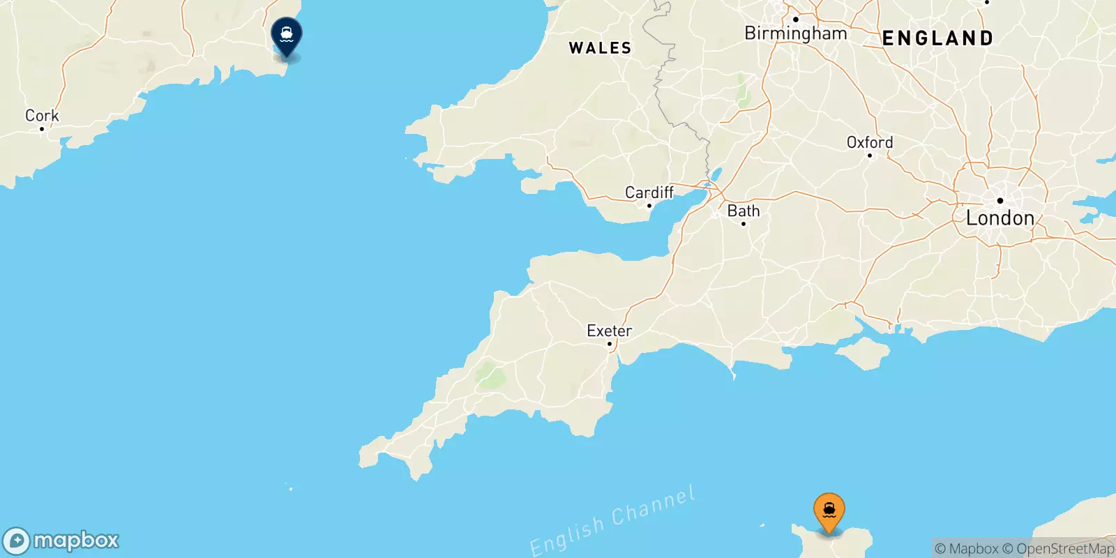 Ferries from Cherbourg to Rosslare