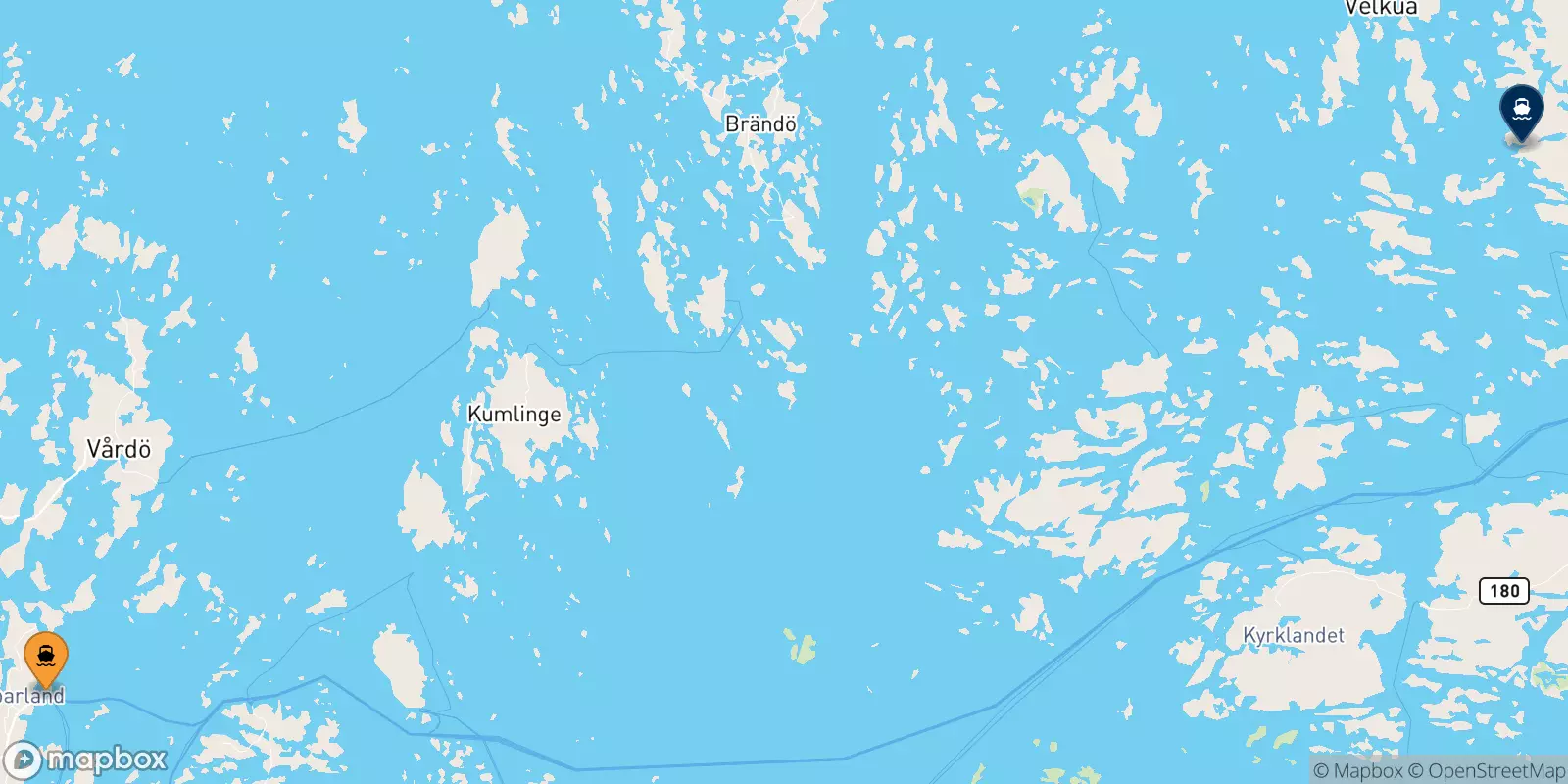 Ferries from Langnäs to Turku