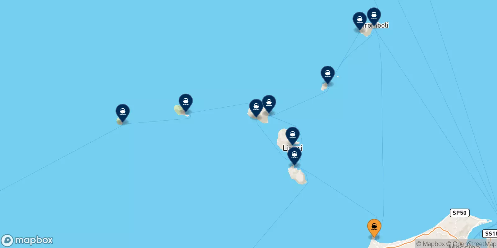 Ferries from Milazzo to the Aeolian Islands