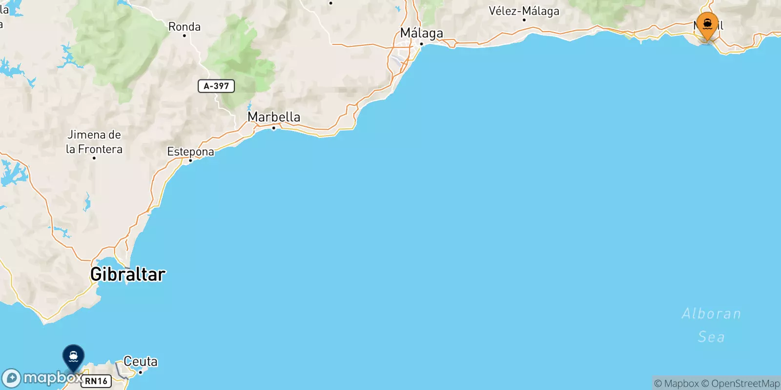 Ferries from Motril to Tangier Med