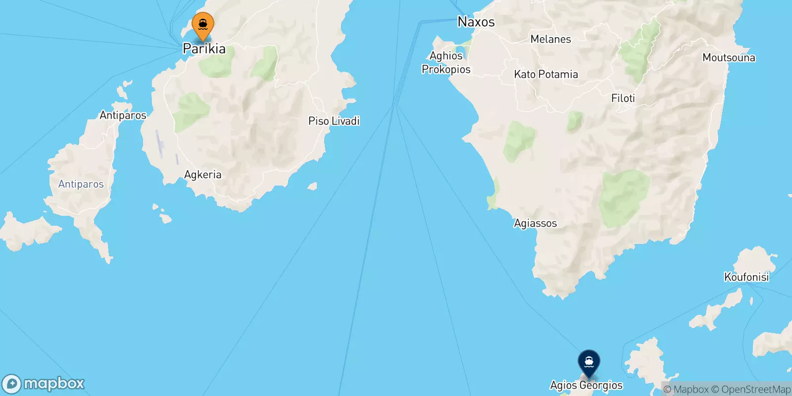 Ferries from Paros to Iraklia