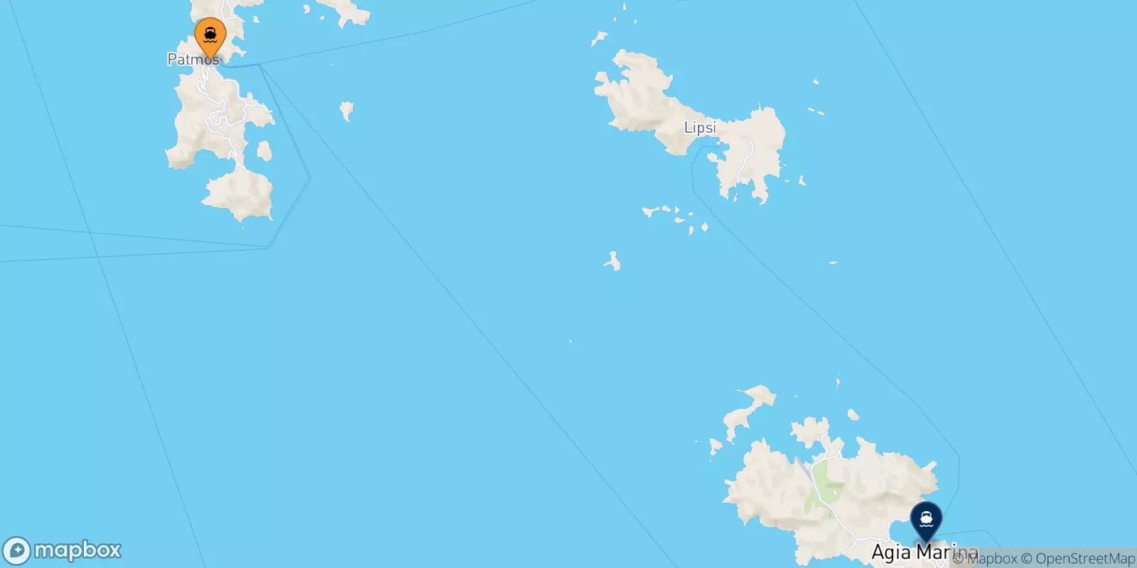 Ferries from Patmos to Leros