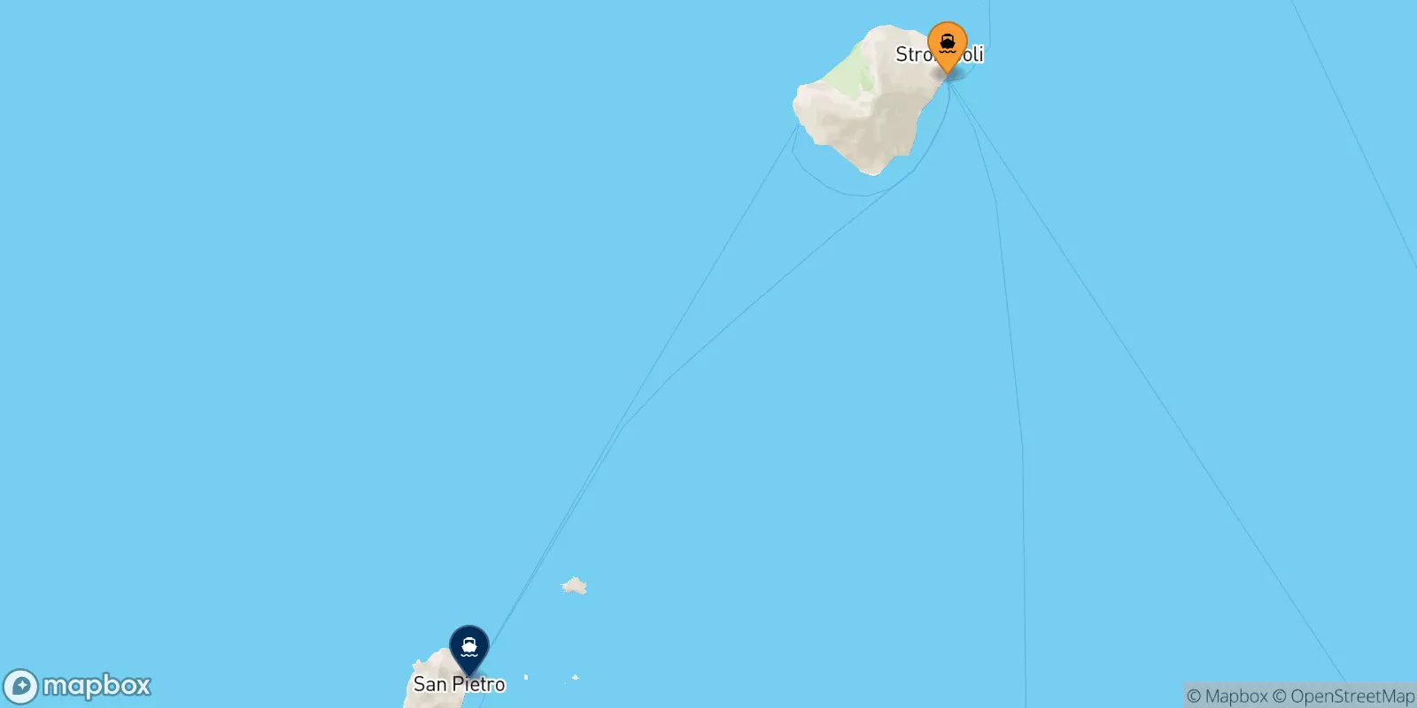 Ferries from Stromboli to Panarea
