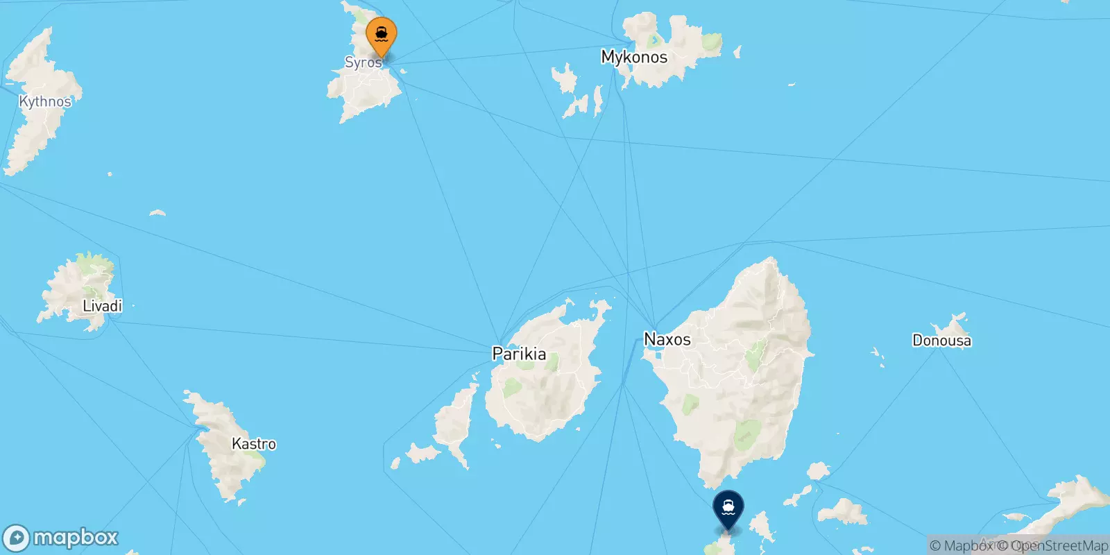 Ferries from Syros to Iraklia