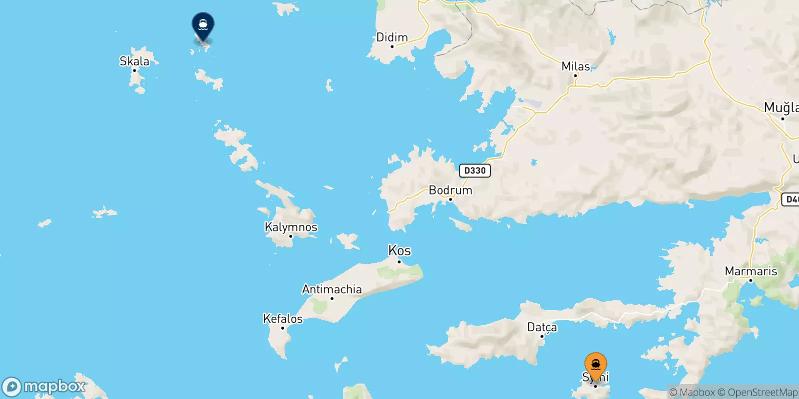 Ferries from Symi to Arkyi