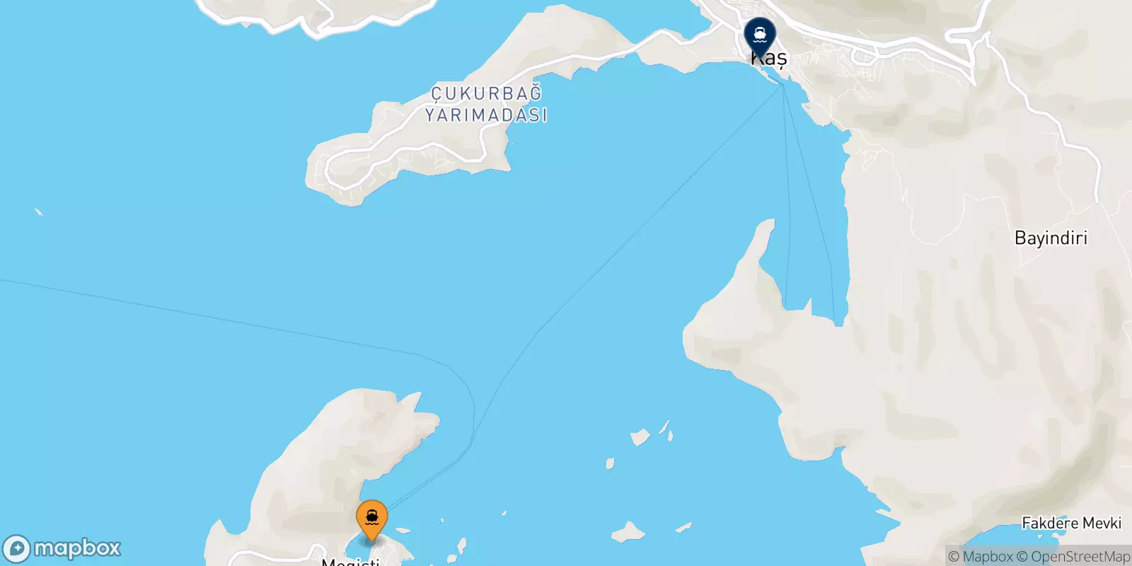 Ferries from Greece to Kas