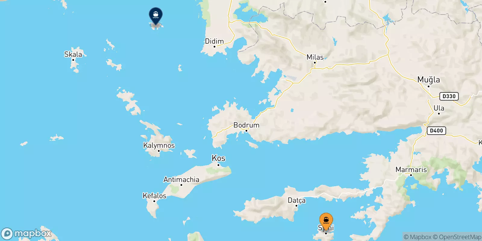 Ferries from Symi to Agathonisi