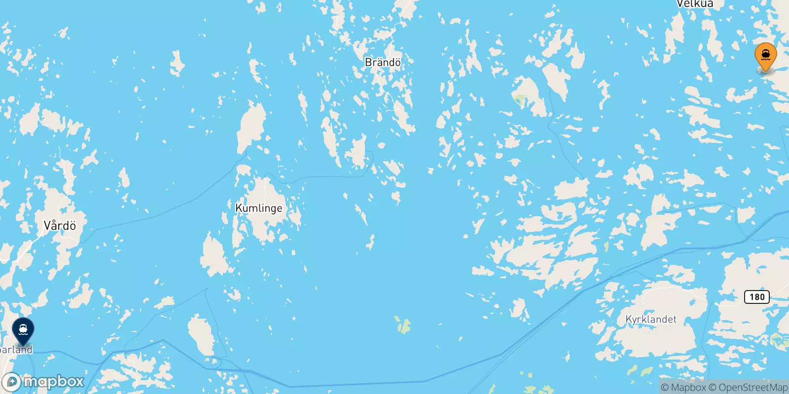 Ferries from Naantali to the Aland Islands