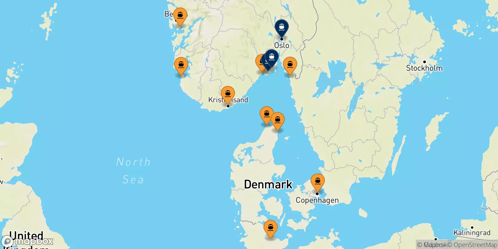 Ferries to Norway