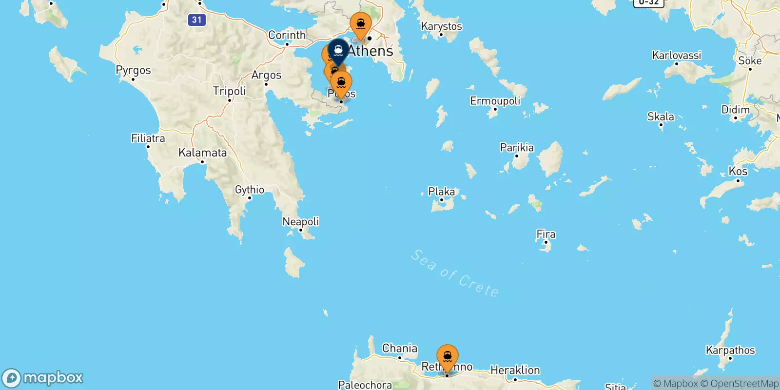 Ferries to Aegina